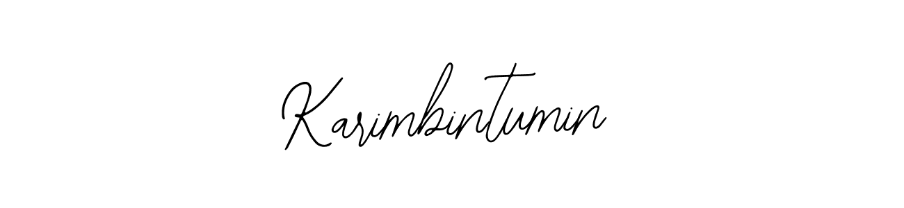 Design your own signature with our free online signature maker. With this signature software, you can create a handwritten (Bearetta-2O07w) signature for name Karimbintumin. Karimbintumin signature style 12 images and pictures png