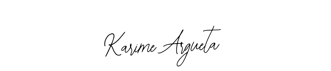 Make a short Karime Argueta signature style. Manage your documents anywhere anytime using Bearetta-2O07w. Create and add eSignatures, submit forms, share and send files easily. Karime Argueta signature style 12 images and pictures png