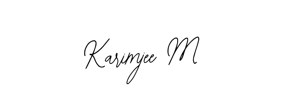 Also we have Karimjee M name is the best signature style. Create professional handwritten signature collection using Bearetta-2O07w autograph style. Karimjee M signature style 12 images and pictures png