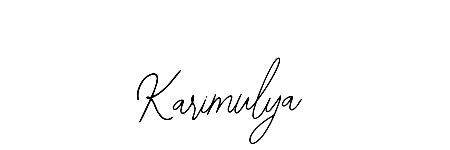 How to make Karimulya name signature. Use Bearetta-2O07w style for creating short signs online. This is the latest handwritten sign. Karimulya signature style 12 images and pictures png