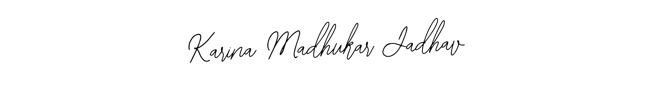 Make a beautiful signature design for name Karina Madhukar Jadhav. Use this online signature maker to create a handwritten signature for free. Karina Madhukar Jadhav signature style 12 images and pictures png