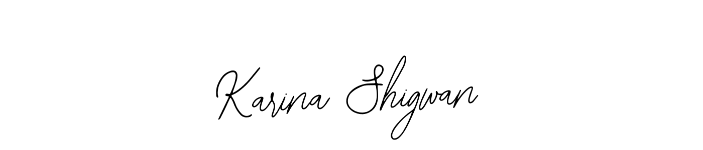 Bearetta-2O07w is a professional signature style that is perfect for those who want to add a touch of class to their signature. It is also a great choice for those who want to make their signature more unique. Get Karina Shigwan name to fancy signature for free. Karina Shigwan signature style 12 images and pictures png