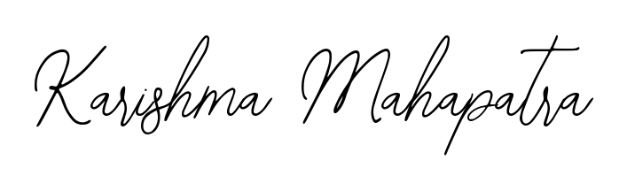 Get inspired by this graceful Bearetta-2O07w signature style for name Karishma Mahapatra. Smooth loops and balanced proportions for everyday use. Karishma Mahapatra signature style 12 images and pictures png