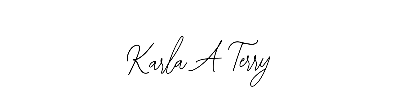 Create a beautiful signature design for name Karla A Terry. With this signature (Bearetta-2O07w) fonts, you can make a handwritten signature for free. Karla A Terry signature style 12 images and pictures png