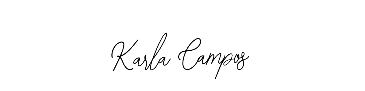 Karla Campos stylish signature style. Best Handwritten Sign (Bearetta-2O07w) for my name. Handwritten Signature Collection Ideas for my name Karla Campos. Karla Campos signature style 12 images and pictures png