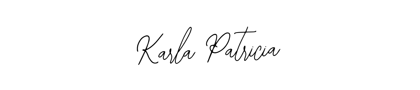 The best way (Bearetta-2O07w) to make a short signature is to pick only two or three words in your name. The name Karla Patricia include a total of six letters. For converting this name. Karla Patricia signature style 12 images and pictures png