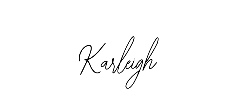 How to make Karleigh signature? Bearetta-2O07w is a professional autograph style. Create handwritten signature for Karleigh name. Karleigh signature style 12 images and pictures png