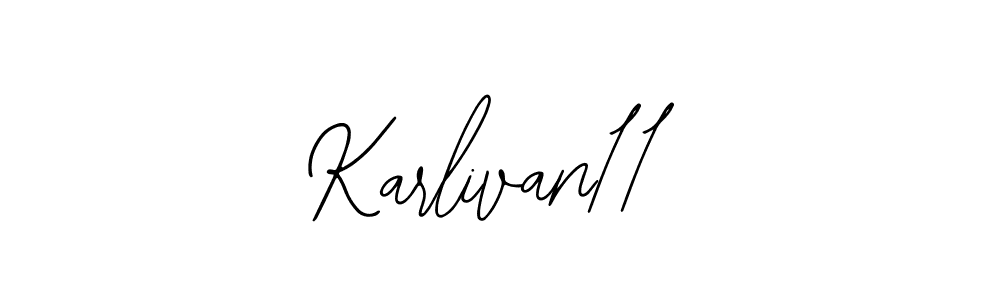 Similarly Bearetta-2O07w is the best handwritten signature design. Signature creator online .You can use it as an online autograph creator for name Karlivan11. Karlivan11 signature style 12 images and pictures png