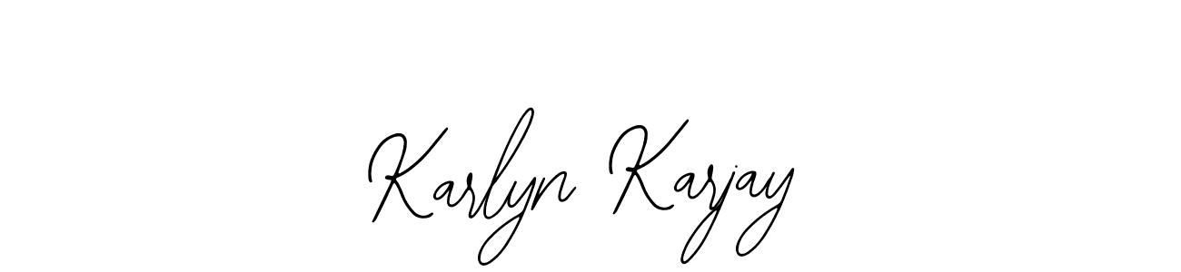 Also You can easily find your signature by using the search form. We will create Karlyn Karjay name handwritten signature images for you free of cost using Bearetta-2O07w sign style. Karlyn Karjay signature style 12 images and pictures png