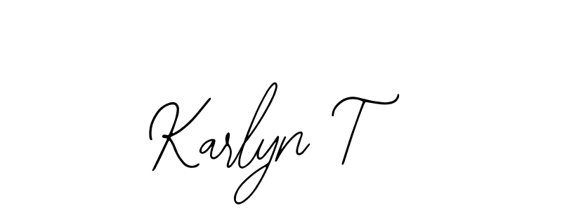 See photos of Karlyn T official signature by Spectra . Check more albums & portfolios. Read reviews & check more about Bearetta-2O07w font. Karlyn T signature style 12 images and pictures png