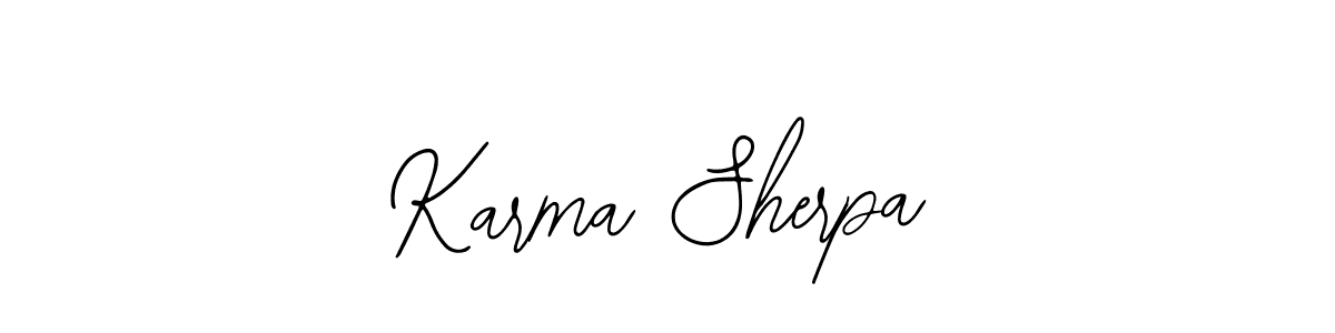 Also we have Karma Sherpa name is the best signature style. Create professional handwritten signature collection using Bearetta-2O07w autograph style. Karma Sherpa signature style 12 images and pictures png