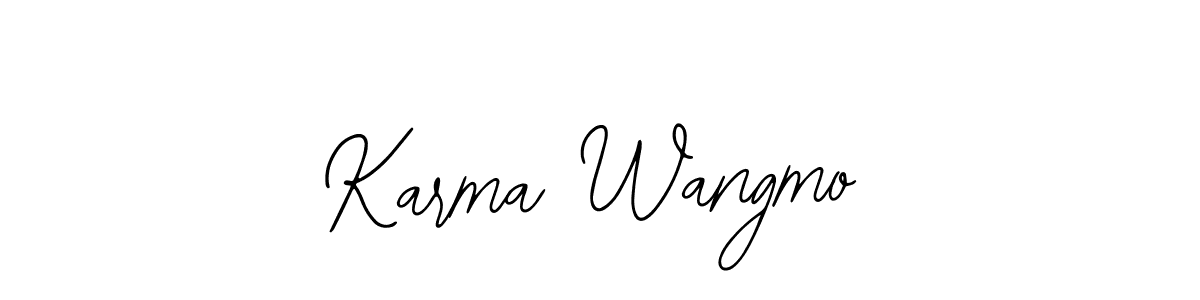 Similarly Bearetta-2O07w is the best handwritten signature design. Signature creator online .You can use it as an online autograph creator for name Karma Wangmo. Karma Wangmo signature style 12 images and pictures png