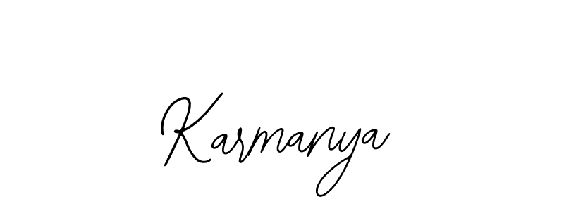 Also You can easily find your signature by using the search form. We will create Karmanya name handwritten signature images for you free of cost using Bearetta-2O07w sign style. Karmanya signature style 12 images and pictures png