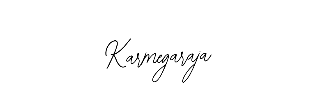 You should practise on your own different ways (Bearetta-2O07w) to write your name (Karmegaraja) in signature. don't let someone else do it for you. Karmegaraja signature style 12 images and pictures png