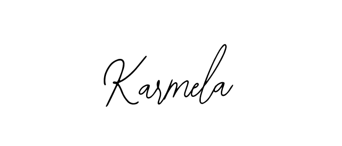 Best and Professional Signature Style for Karmela. Bearetta-2O07w Best Signature Style Collection. Karmela signature style 12 images and pictures png