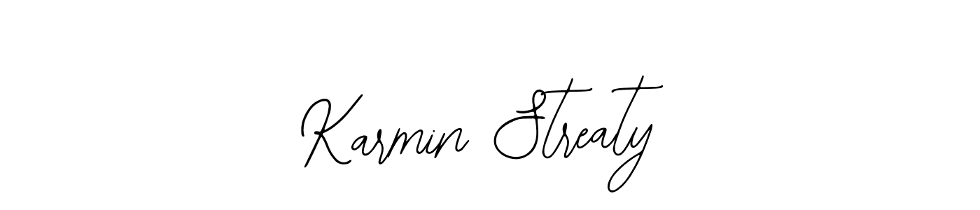 Make a beautiful signature design for name Karmin Streaty. With this signature (Bearetta-2O07w) style, you can create a handwritten signature for free. Karmin Streaty signature style 12 images and pictures png