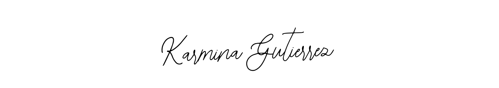 How to Draw Karmina Gutierrez signature style? Bearetta-2O07w is a latest design signature styles for name Karmina Gutierrez. Karmina Gutierrez signature style 12 images and pictures png