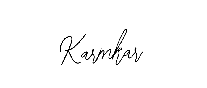 You should practise on your own different ways (Bearetta-2O07w) to write your name (Karmkar) in signature. don't let someone else do it for you. Karmkar signature style 12 images and pictures png