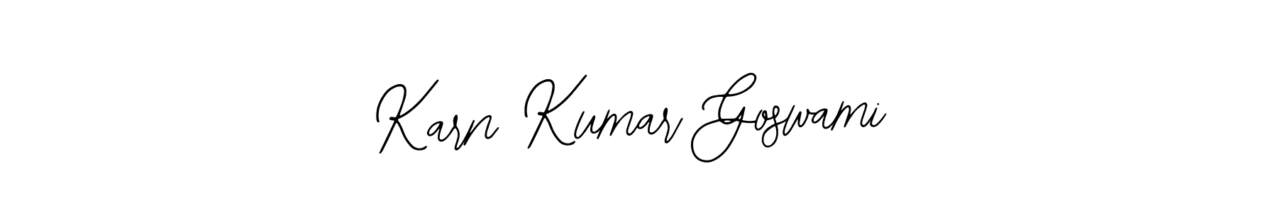 Design your own signature with our free online signature maker. With this signature software, you can create a handwritten (Bearetta-2O07w) signature for name Karn Kumar Goswami. Karn Kumar Goswami signature style 12 images and pictures png