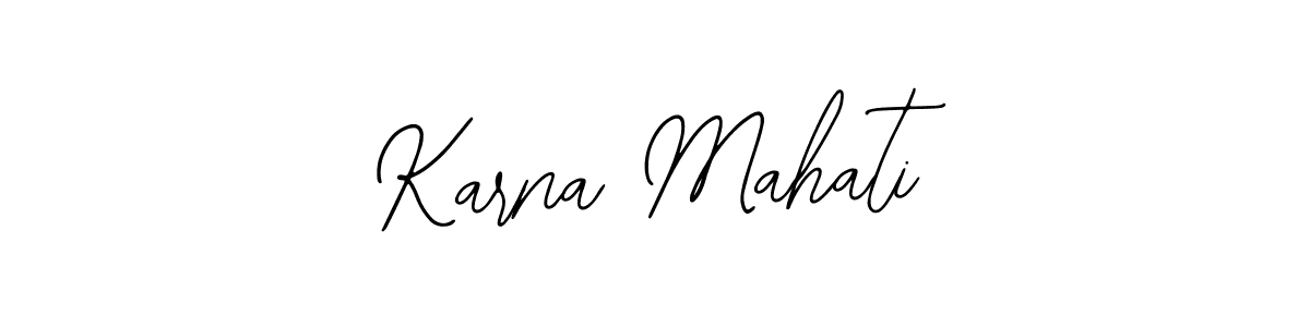 Once you've used our free online signature maker to create your best signature Bearetta-2O07w style, it's time to enjoy all of the benefits that Karna Mahati name signing documents. Karna Mahati signature style 12 images and pictures png