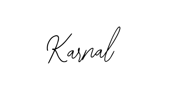 How to make Karnal signature? Bearetta-2O07w is a professional autograph style. Create handwritten signature for Karnal name. Karnal signature style 12 images and pictures png