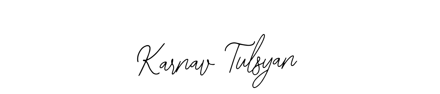 Make a beautiful signature design for name Karnav Tulsyan. Use this online signature maker to create a handwritten signature for free. Karnav Tulsyan signature style 12 images and pictures png