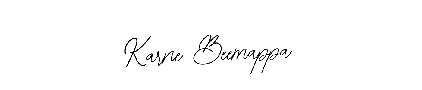 You should practise on your own different ways (Bearetta-2O07w) to write your name (Karne Beemappa) in signature. don't let someone else do it for you. Karne Beemappa signature style 12 images and pictures png