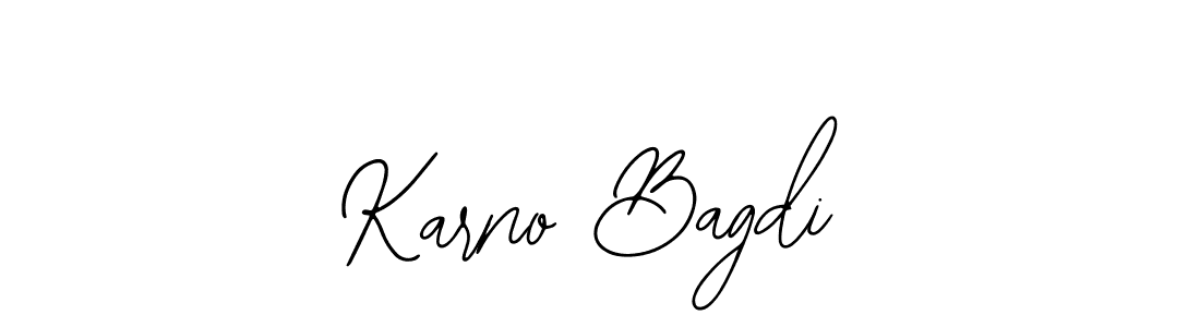 How to make Karno Bagdi name signature. Use Bearetta-2O07w style for creating short signs online. This is the latest handwritten sign. Karno Bagdi signature style 12 images and pictures png