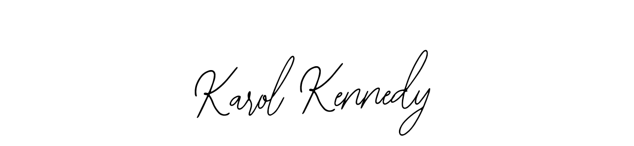 Bearetta-2O07w is a professional signature style that is perfect for those who want to add a touch of class to their signature. It is also a great choice for those who want to make their signature more unique. Get Karol Kennedy name to fancy signature for free. Karol Kennedy signature style 12 images and pictures png