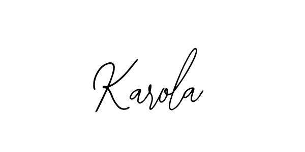 Also we have Karola name is the best signature style. Create professional handwritten signature collection using Bearetta-2O07w autograph style. Karola signature style 12 images and pictures png