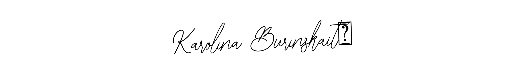 if you are searching for the best signature style for your name Karolina Burinskaitė. so please give up your signature search. here we have designed multiple signature styles  using Bearetta-2O07w. Karolina Burinskaitė signature style 12 images and pictures png