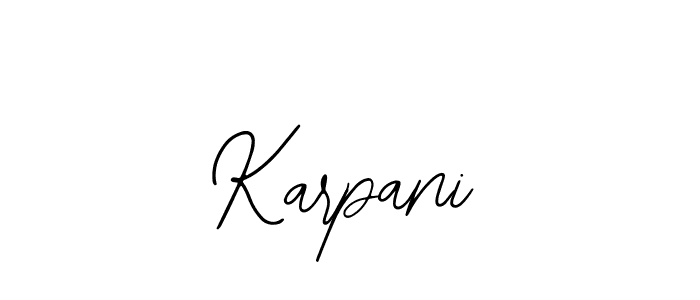 Also You can easily find your signature by using the search form. We will create Karpani name handwritten signature images for you free of cost using Bearetta-2O07w sign style. Karpani signature style 12 images and pictures png