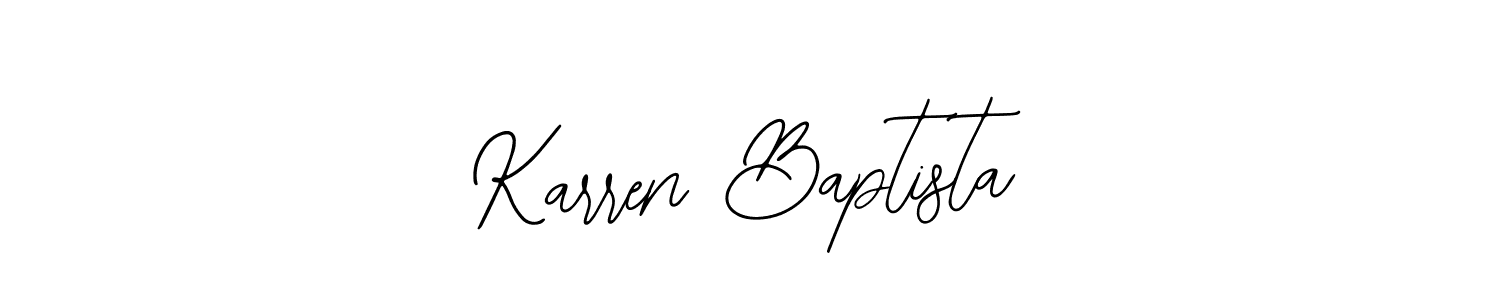 Create a beautiful signature design for name Karren Baptista. With this signature (Bearetta-2O07w) fonts, you can make a handwritten signature for free. Karren Baptista signature style 12 images and pictures png