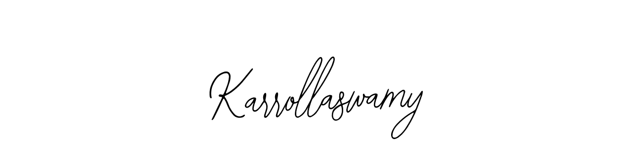 Make a beautiful signature design for name Karrollaswamy. With this signature (Bearetta-2O07w) style, you can create a handwritten signature for free. Karrollaswamy signature style 12 images and pictures png