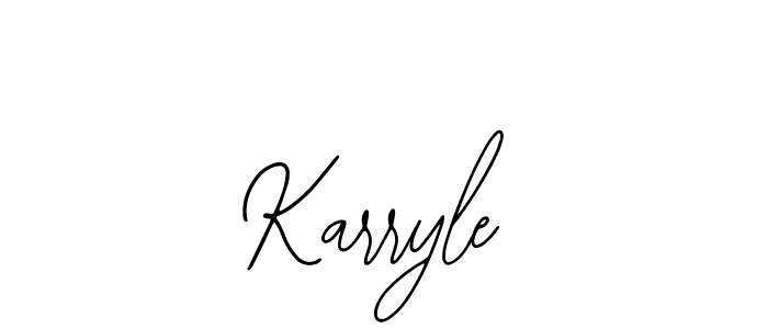 Similarly Bearetta-2O07w is the best handwritten signature design. Signature creator online .You can use it as an online autograph creator for name Karryle. Karryle signature style 12 images and pictures png