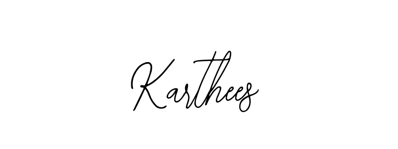 How to make Karthees name signature. Use Bearetta-2O07w style for creating short signs online. This is the latest handwritten sign. Karthees signature style 12 images and pictures png