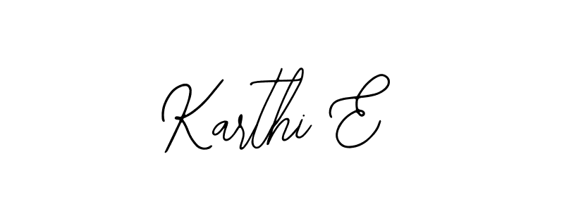 Also we have Karthi E name is the best signature style. Create professional handwritten signature collection using Bearetta-2O07w autograph style. Karthi E signature style 12 images and pictures png