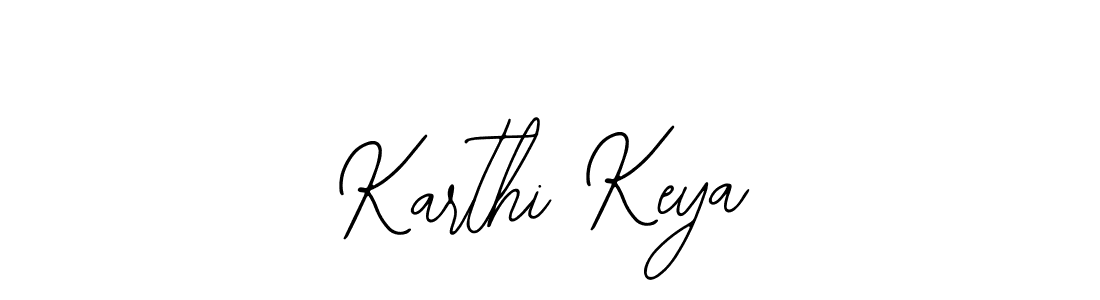 The best way (Bearetta-2O07w) to make a short signature is to pick only two or three words in your name. The name Karthi Keya include a total of six letters. For converting this name. Karthi Keya signature style 12 images and pictures png