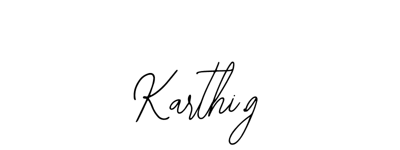 Design your own signature with our free online signature maker. With this signature software, you can create a handwritten (Bearetta-2O07w) signature for name Karthi.g. Karthi.g signature style 12 images and pictures png