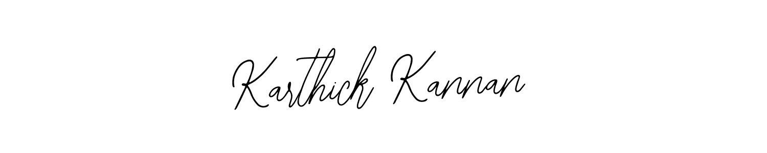 Create a beautiful signature design for name Karthick Kannan. With this signature (Bearetta-2O07w) fonts, you can make a handwritten signature for free. Karthick Kannan signature style 12 images and pictures png