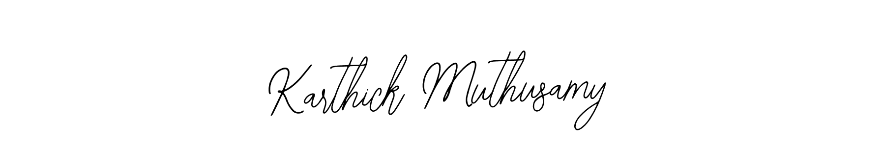 Similarly Bearetta-2O07w is the best handwritten signature design. Signature creator online .You can use it as an online autograph creator for name Karthick Muthusamy. Karthick Muthusamy signature style 12 images and pictures png