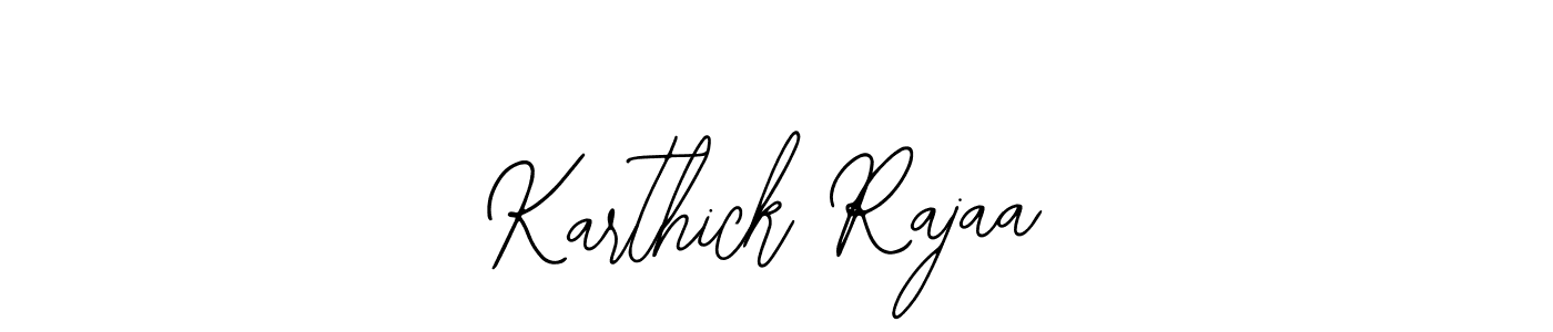 Use a signature maker to create a handwritten signature online. With this signature software, you can design (Bearetta-2O07w) your own signature for name Karthick Rajaa. Karthick Rajaa signature style 12 images and pictures png