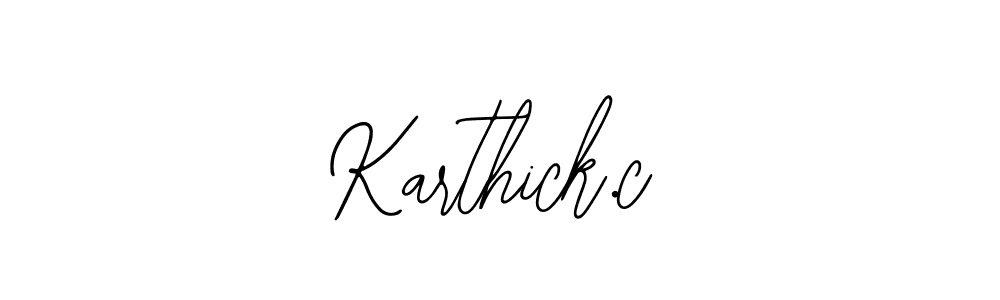 Make a beautiful signature design for name Karthick.c. Use this online signature maker to create a handwritten signature for free. Karthick.c signature style 12 images and pictures png