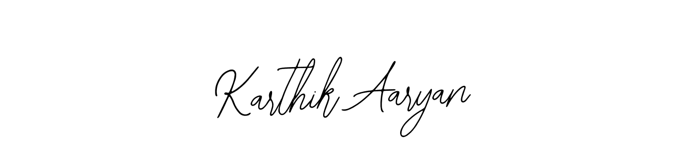 How to make Karthik Aaryan signature? Bearetta-2O07w is a professional autograph style. Create handwritten signature for Karthik Aaryan name. Karthik Aaryan signature style 12 images and pictures png