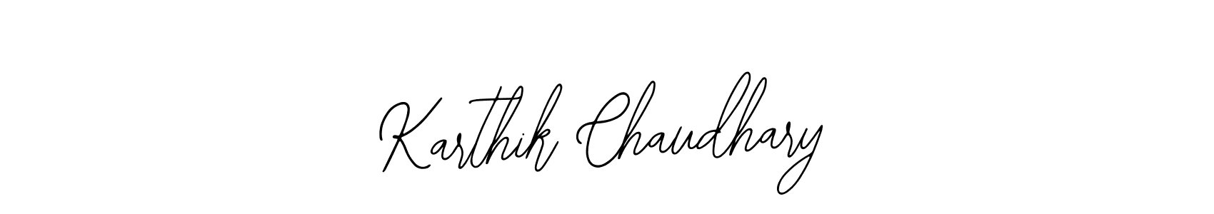 Karthik Chaudhary stylish signature style. Best Handwritten Sign (Bearetta-2O07w) for my name. Handwritten Signature Collection Ideas for my name Karthik Chaudhary. Karthik Chaudhary signature style 12 images and pictures png