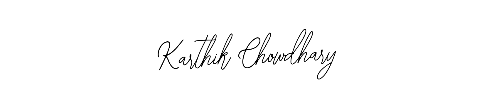 Also we have Karthik Chowdhary name is the best signature style. Create professional handwritten signature collection using Bearetta-2O07w autograph style. Karthik Chowdhary signature style 12 images and pictures png