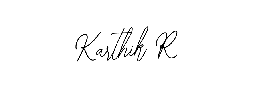 You should practise on your own different ways (Bearetta-2O07w) to write your name (Karthik R) in signature. don't let someone else do it for you. Karthik R signature style 12 images and pictures png
