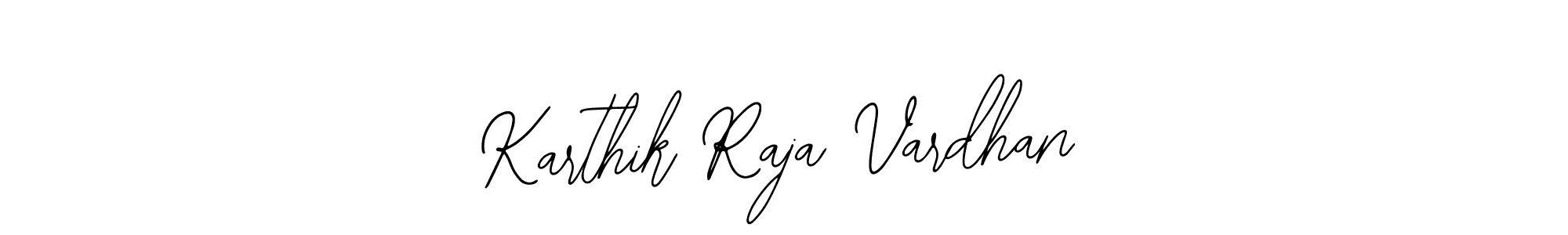 Use a signature maker to create a handwritten signature online. With this signature software, you can design (Bearetta-2O07w) your own signature for name Karthik Raja Vardhan. Karthik Raja Vardhan signature style 12 images and pictures png