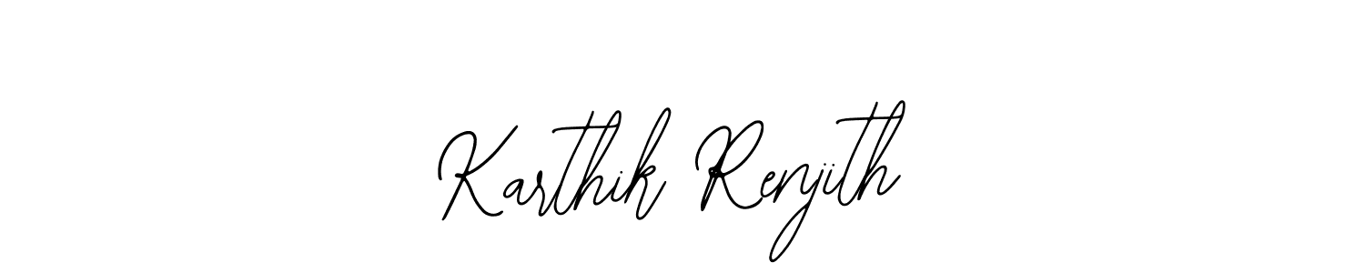 Karthik Renjith stylish signature style. Best Handwritten Sign (Bearetta-2O07w) for my name. Handwritten Signature Collection Ideas for my name Karthik Renjith. Karthik Renjith signature style 12 images and pictures png