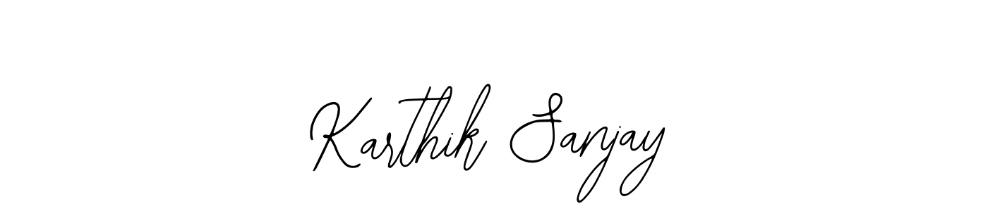 Make a beautiful signature design for name Karthik Sanjay. Use this online signature maker to create a handwritten signature for free. Karthik Sanjay signature style 12 images and pictures png